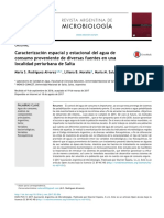 Caracterización Espacial y Estacional Del Agua de Consumo Proveniente de Diversas Fuentes en Una Localidad Periurbana de Salta