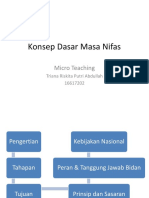 Konsep Dasar Masa Nifas