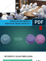 Materi Diskusi Implementasi Kurikulum ISMUBA 2017