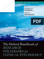 (Oxford Library of Psychology) Jonathan S. Comer, Philip C. Kendall-The Oxford Handbook of Research Strategies For Clinical Psychology-Oxford University Press (2013) PDF