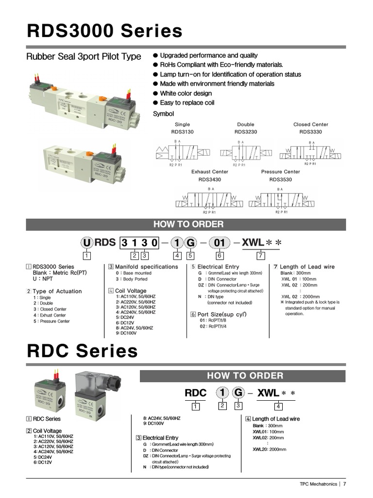 2 RDS3000 PDF Valve Electrical Connector