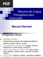 Resumo de Língua Portuguesa Para Concursos