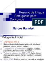 Resumo de Língua Portuguesa Para Concursos