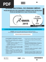 Cad Enem 2015 2aaplicacao Dia 02 07 Azul