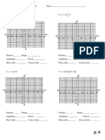 Worksheet - Graphing Sine and Cosine