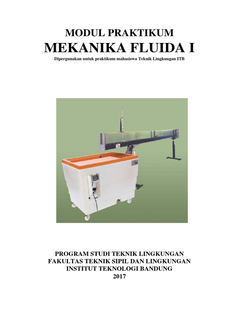 Modul Praktikum Mekanika Fluida 1 2017