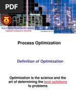 Chapter 8 Process Optimisation