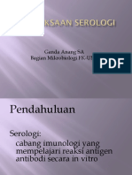 SEROLOGI UNTUK DIAGNOSA