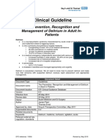 Delirium Adult Inpatients