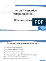 Modelo de Inventarios Independientes