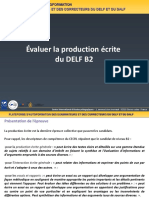 B2 Evaluer Production Ecrite