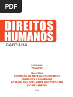 Cartilha sobre a Comissão de Direitos Humanos da Alerj