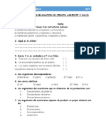 Evaluacion de Subsanacion de Ciencia Ambiente y Salud