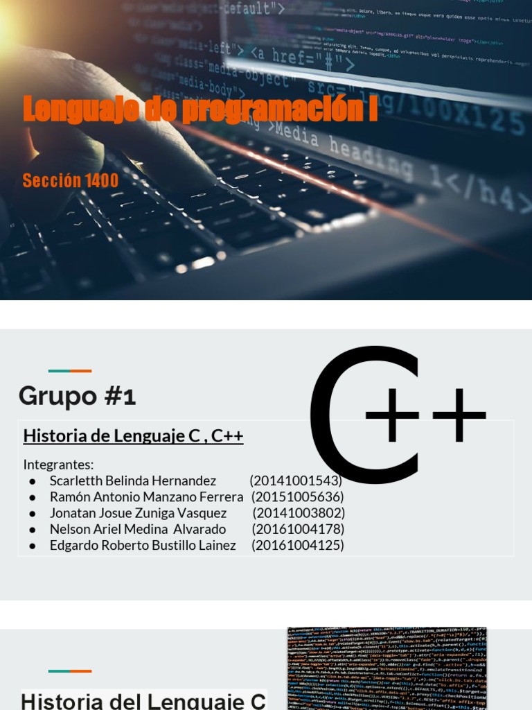 LENGUAJE C++ | C ++ | Lenguaje de programación