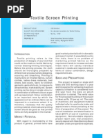 Download Project Report - Garment - Textile Screen Printing by M D Ramprasad Reddy SN37553980 doc pdf