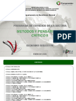 Metodos y Pensamiento Critico II PDF