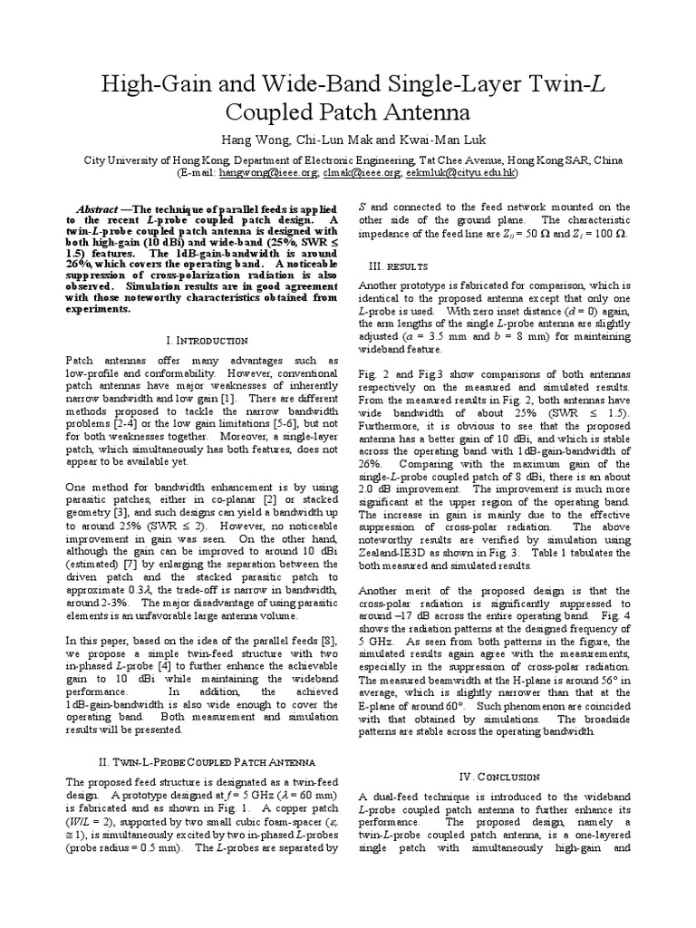04 RF Immunity Testing e 3 | PDF | Antenna (Radio) | Bandwidth (Signal ...