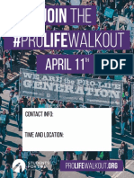 #ProLifeWalkout flyer 2