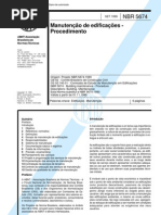 NBR 5674 - Manuteno de edificaes - Procedimento[1]