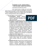 Pasos para Instalar Una Red Flujograma