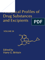 Analytical Profiles of Drug Substances and Excipients, Vol 24