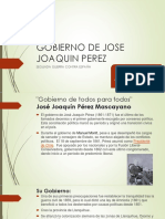 Gobierno de Jose Joaquin Perez