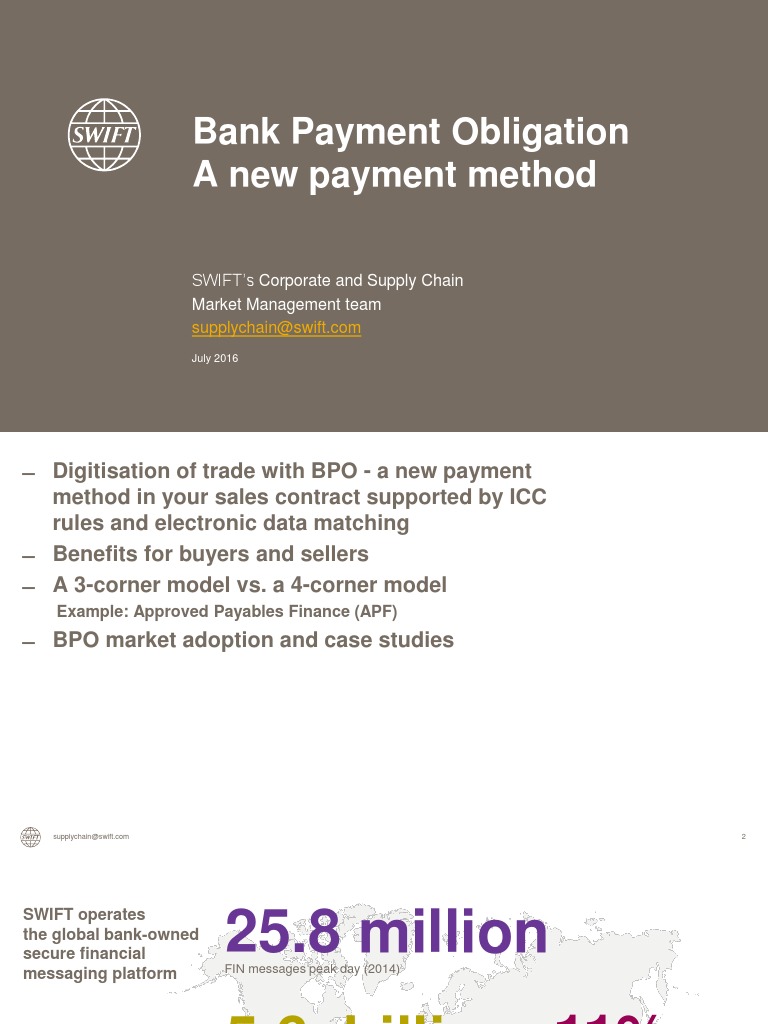 Bank Payment Obligation Overview | PDF | Accounts Payable | Invoice