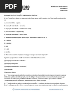 7. Pronome Relativo e Orações Subordinadas Adjetivas