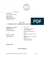 Court of Appeals of Indiana: Case Summary