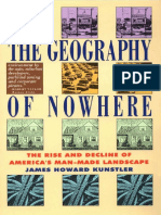 The Geography of Nowhere the Rise and Decline of America's Man-Made Landscape-Free Press (1994)