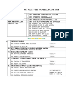 Carta Organisasi Panitia Sains 2008