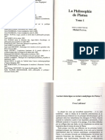 Lecture historique ou lecture analytique de Platon? - Yvon Lafrance