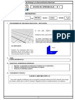 Sesion de Aprendizaje N 1 RM 1ro Sec