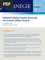 Download Pakistans Roller-Coaster Economy Tax Evasion Stifles Growth by Carnegie Endowment for International Peace SN37555801 doc pdf