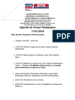 Agenda Pedagogica Enero