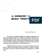 Dialnet LaInformacionYElMensajePeriodistico1eraParte 5792007