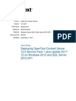 Case Study ‐ Deploying Content Server 10.5 SP1 on Windows 2012 and SQL Server 2012 (1)