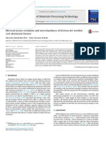 Microstructure Evolution and Microhardness of Friction Stir Welded