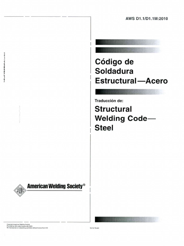 Aws D1 1 2010 Pdf