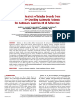 Acoustic Analysis of Inhaler Sounds from Community-Dwelling Asthmatic Patients