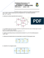 Práctica de Teoría de Redes I y Laboratorio