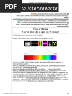 Física Ondas - Cores não são o que você pensa!