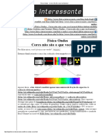 Física Ondas Cores Não São o Que Você Pensa!