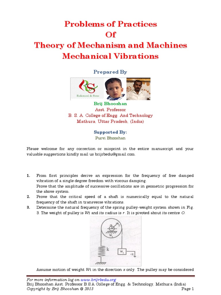 8 Mechanical Vibrations | PDF | Resonance | Oscillation