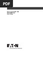 Connect UPS MS Web SNMP Card User Guide 568