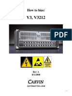 How to properly bias a Carvin V3 tube amplifier