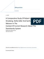 A Comparative Study of Lewis, Strasberg, Adler and Meisner