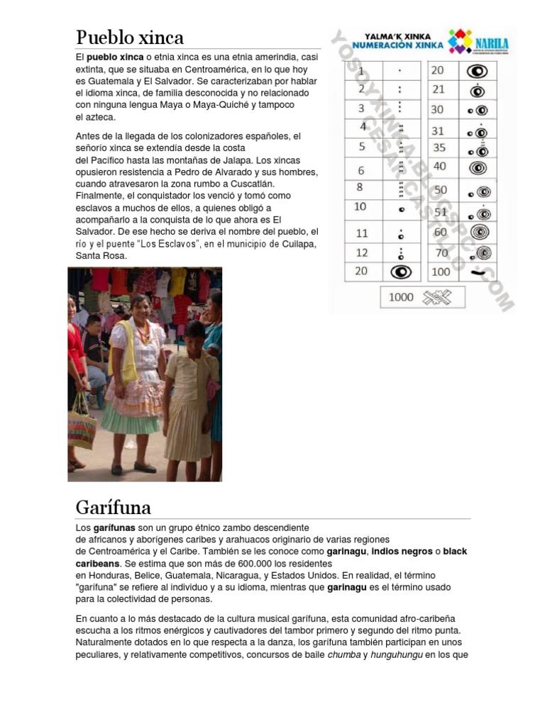 Pueblo Xinca America Latina Pueblos Indigenas De Las Americas
