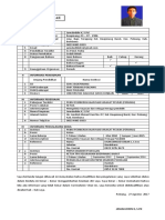 Contoh Daftar Riwayat Hidup Curriculum Vitae (CV)