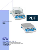 Precision Balances PS/X Series: User Manual No.: LMI-38-06/04/13/ENG